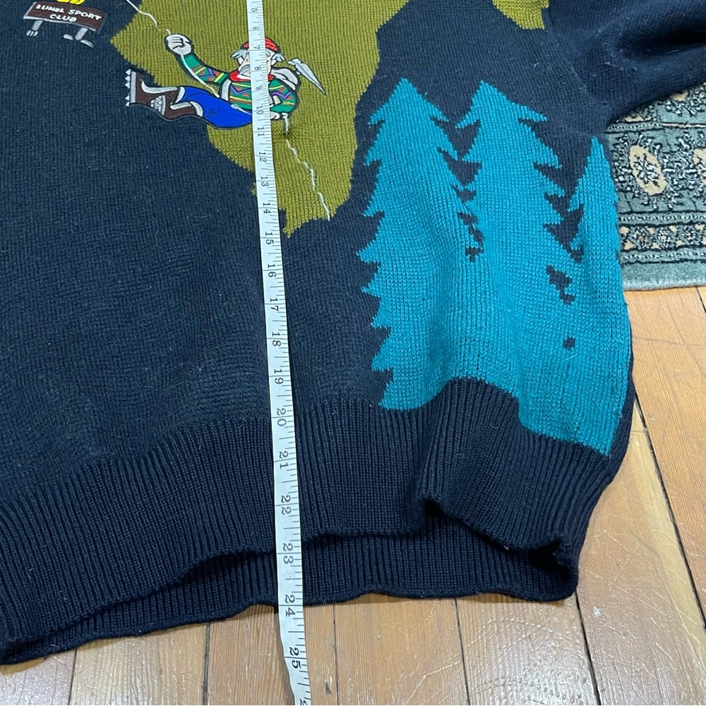 Vtg Wool Mountain Climber & Duck Sweater - Picture 5 of 5